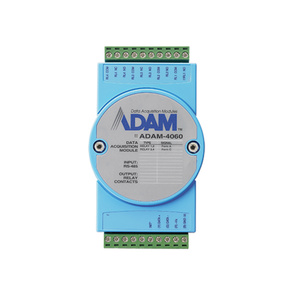 Advantech ADAM-40604チャンネルリレー出力モジュールModbus付きリモートI/Oモジュール - Product Image 1