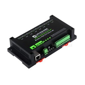 Módulo de relé Ethernet de 8 canales (B) tiene entrada digital, Protocolo Modbus RTU/Modbus TCP, PoE, tiene circuitos de aislamiento y protección - Product Image 1