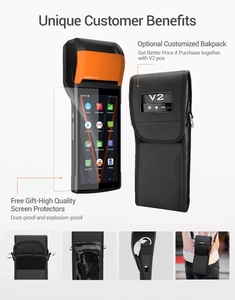 Pos Sunmi V2 V2S离线迷你pos机触摸屏支付软件零售商店小企业计费Pos系统