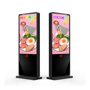 HXXK IPS 4k <strong>LCD</strong> Digital Signage <strong>Displays</strong> Interactive Android System WIFI Touch Screen Kiosk SDK <strong>Function</strong> Floor Stand Advertising - Product Image 1