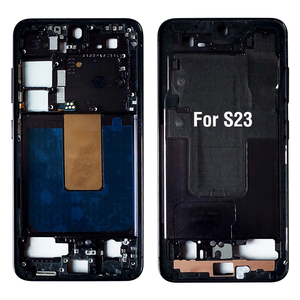 กรอบด้านหน้าโทรศัพท์มือถือขนาด6.8นิ้วกรอบกลางสำหรับ Samsung Galaxy S23อะไหล่กรอบจอแสดงผล LCD