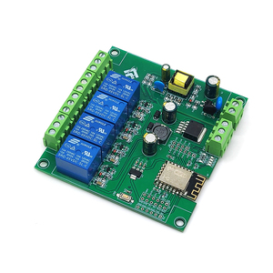 ESP12F _ Relay _ X4 AC/DC-Strom versorgung ESP8266 WiFi 4-Wege-Relaismodul ESP-12F 4-Kanal-Entwicklungsplatine - Product Image 6