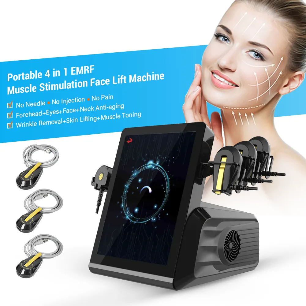 2023 Portable EMRF em RF lifting facial PE face machine pe-face para frente y check lifting