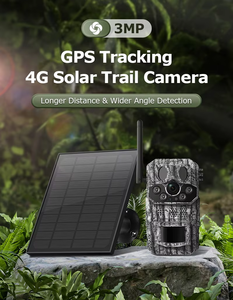 4G GPS Солнечная камера для охоты с широким углом обнаружения 125 градусов 940 нм невидимые светодиоды 0,1 s триггер времени SD карта памяти - Product Image 4