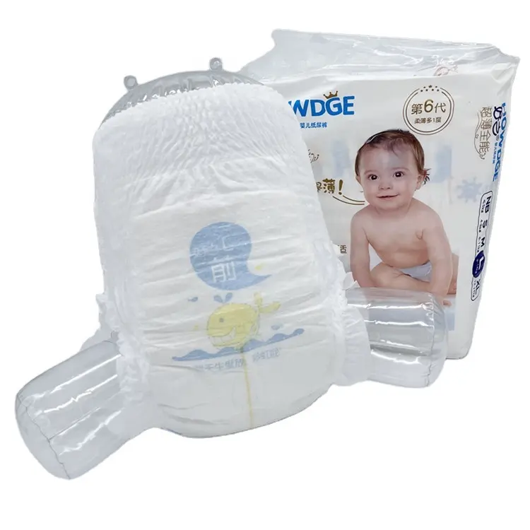 Máquinas personalizadas que hacen a precio de fábrica súper algodón comodidad al por mayor para pañales de piel sensible pantalones de pañales Baby BeBe