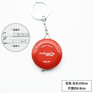 小型テープキーホルダー自動格納式巻尺服巻尺プリントロゴ - Product Image 6