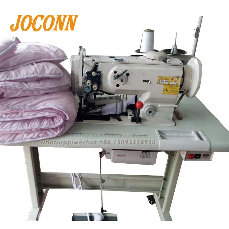 Industrial de alta velocidade usado tecido cobertor overlock máquina de costura Máquina de Costura Overlock com Auto Ajustador