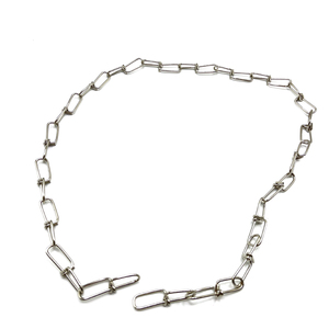 Hongsheng金属ツイストリンクチェーン1.5mm/2.0mm/2.5mm/3.0mm/3.5mm/4.0mm/5.0mmチェーンリンク - Product Image 1