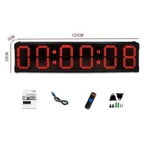 10 pollici 6 cifre grande schermo elettronico conto alla rovescia maratona cronometraggio di gara per le corse all'aperto Timer digitale conto alla rovescia - Product Image 5
