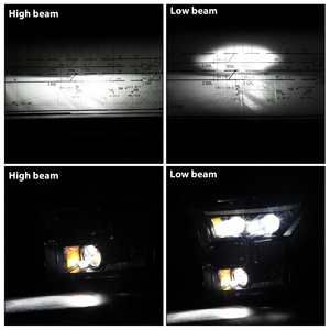 LOYO 12V LED lamba kafa lambaları araba ışık Raptor 2016-2021 Ford F150 Pickup 2015-2017 far LED farlar