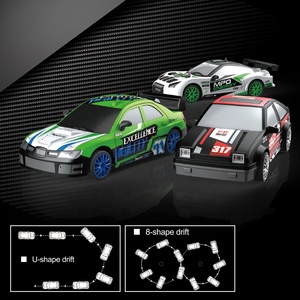 2.4ghz 1:24 yüksek hızlı yarış sürüklenen araba RC ile değiştirilebilir lastikler ve engeller uzaktan kumanda araba ışık ile tam fonksiyon - Product Image 4