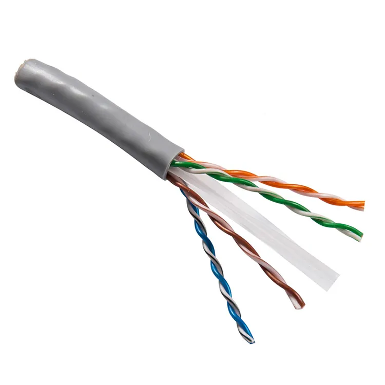 LAN kablosu 4 Pairs katı bakır iç dış UTP FTP SFTP Cat5e Cat6 Cat6A ağ CMX 305M açık Cat6 kablo UTP