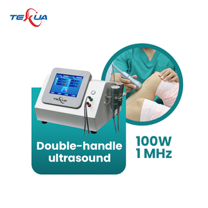 Instrument de thérapie par ultrasons à double poignée 1MHz certifié CE soulage la douleur en toute sécurité efficace non invasif indolore pour équin - Product Image 2