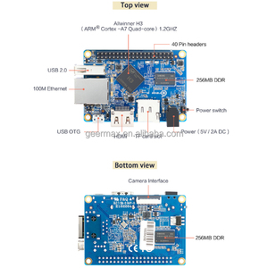 Hot Sale Open Source Programming Learning Board Elektronische Komponente Quad-Core Orange Pi One H3 1GB 512MB DDR3 SDRAM