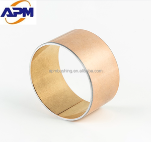 Vida útil longa personalização Bronze chapeado luva guia bucha Bimetal Material Bush