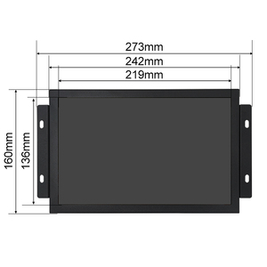 Monitor LCD Industrial IPS de 10,1 pulgadas, 1280x800, pantalla VGA AV BNC, caja de Metal, marco abierto, pantalla OEM ODM para escritorio - Product Image 2