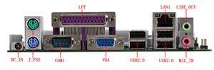 2025 placa base Intel Atom D425/D525 CPU LAN única predeterminada 8USB escritorio ATX Power VGA LVDS WIFI/Bluetooth/4G DDR3 MSATA LPT - Product Image 6