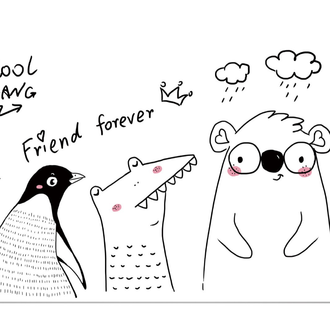 Amigos de dibujos animados - Oso