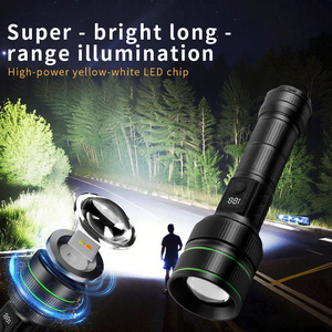 Cao lumens ngân hàng điện USB có thể sạc lại Zoomable LED không thấm nước dài phạm vi mạnh mẽ LED ngọn đuốc ánh sáng chiến thuật đèn pin - Product Image 2