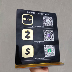 Triple Qr <strong>Code</strong> Business Acrylic Qr <strong>Code</strong> Sign Payment Stand Plaque Display Cash <strong>App</strong> <strong>Scan</strong> and Pay Sign Qr <strong>Code</strong> Holder - Product Image 6
