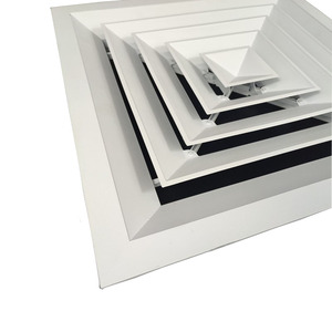 Klimaanlage 4-Wege-Luftstromklappendiffusor Hochwertige Deckenent lüftungs diffusoren - Product Image 2