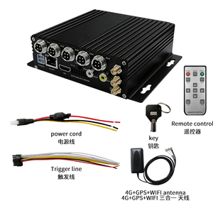 Szsuntex st9704h H.264 dual TF thẻ 4 CH 1080P di động xe DVR với GPS 4 gam Wifi cho xe CCTV và taxi hệ thống - Product Image 4