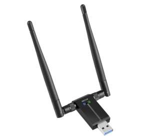HG 1300Mbps USB3.0WiFiアダプターデュアルバンド2.4G5GhzアンテナUSBイーサネットワイヤレスネットワークカード (コンピューター用) - Product Image 2