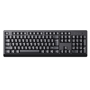フルサイズキーボードUSBレシーバー電源スイッチマウスコンボ2.4GHzワイヤレスキーボードPC用 - Product Image 1