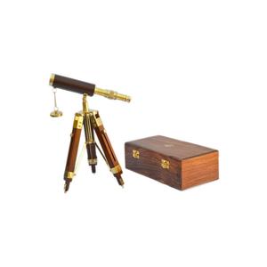 Kính Viễn Vọng Thiết Kế Hàng Hải Với Kim Loại Đồng Thau Siêu Chất Lượng Trong Đồ Cổ Hiện Đại Hoàn Thiện Cho Thiết Kế Cổ Điển Các Vật Thể Tầm Nhìn Nhỏ - Product Image 6