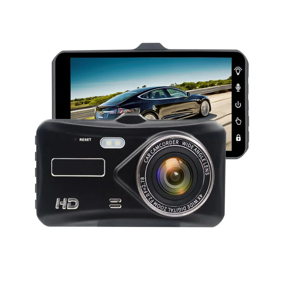 Cámara de salpicadero XL-V15 para coche, Dashcam de doble lente de 4,0 pulgadas, 1080P, pantalla táctil, Dvr, caja negra