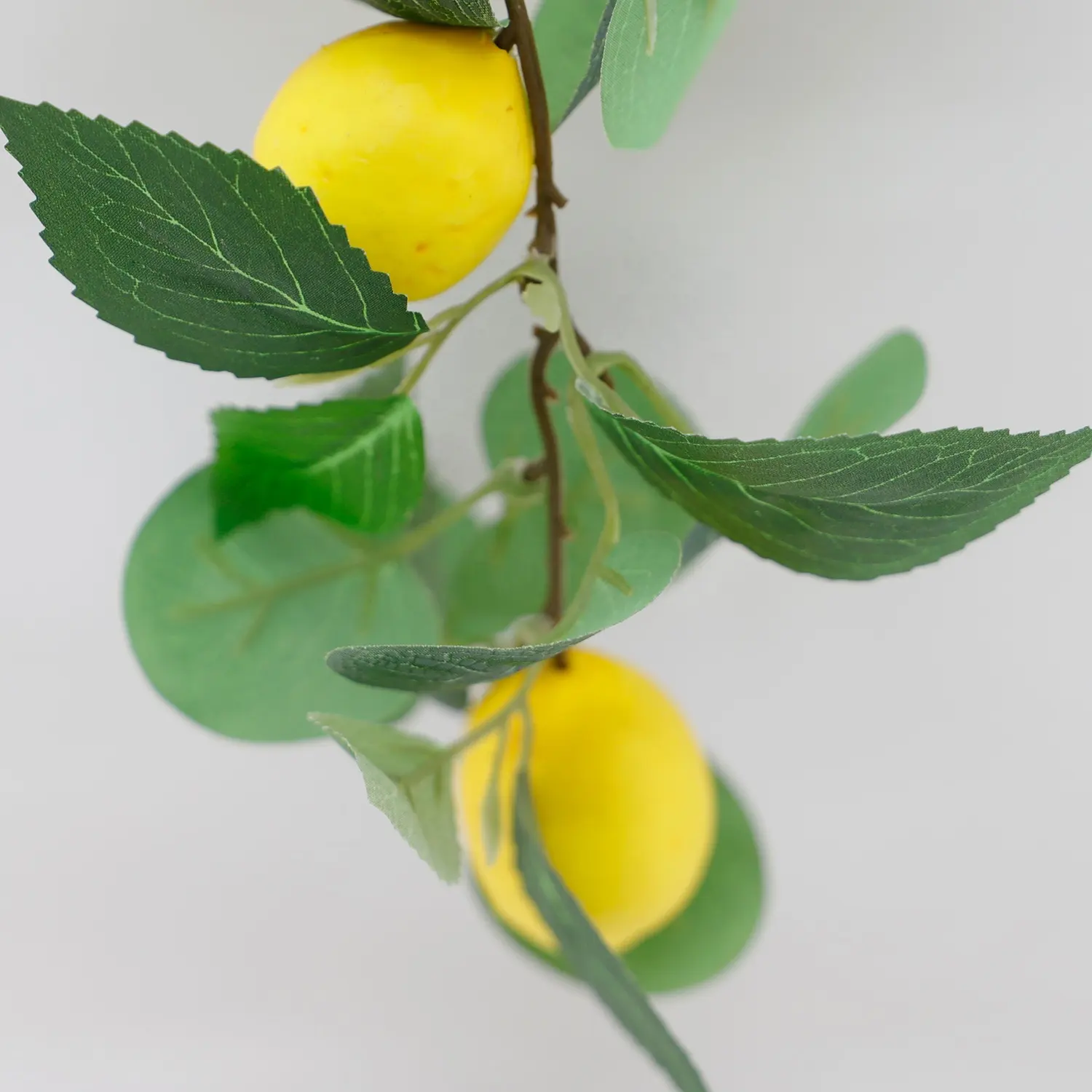 Guirlanda artificial de frutas primavera limão, decoração para festas de casamento, pátio doméstico, quarto e hotel