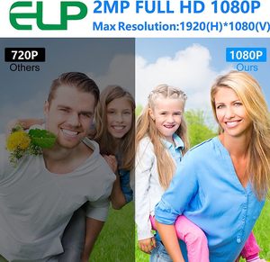 Fotocamera ELP USB 1080P grandangolare Fisheye 170 gradi IR Inight vision Webcam USB PC Computer Camera per Raspberry Pi - Product Image 3
