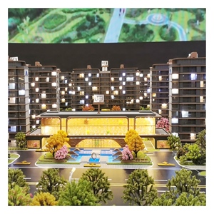现代设计风格建筑比例模型微型建筑模型住宅建筑模型 - Product Image 1