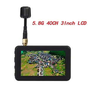 Микро 5,8 Г 40CH 3-дюймовый ЖК-монитор FPV 480x320 автоматический поиск встроенный аккумулятор для Радиоуправляемый Мультикоптер FPV Дрон унисекс пластиковая часть - Product Image 2