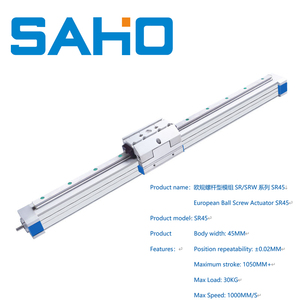 Estructura sin polvo SR45 Guía lineal CNC Husillo de bolas y rodamientos lineales con componentes de núcleo de motor para máquina dispensadora - Product Image 2