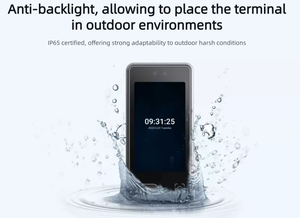 Impermeabile controllo di accesso WIFI visibile volto riconoscimento delle impronte digitali OEM opzione supportata per il Server Cloud IP/TCP/Sdk di rete