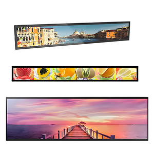 BOE 37.6 inç özel şerit LED ekran süpermarketler raf kenar streç ekran için animasyon reklam ile - Product Image 3