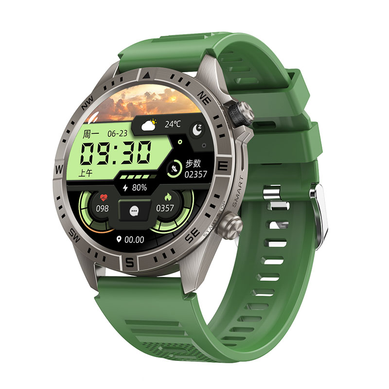 Bracelet de montre en silicone vert