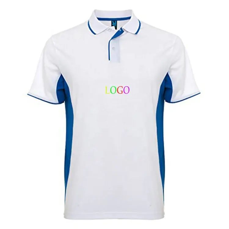 De moda Oem promocional dos uniforme de Color Polo diseños de la camiseta para los hombres
