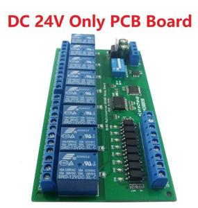 DC 12V 24V 8 Isolated <strong>Input</strong> &amp; 8 <strong>Output</strong> DIN35 C45 Rail Box UART RS485 <strong>Relay</strong> Module Modbus RTU Control Switch Board