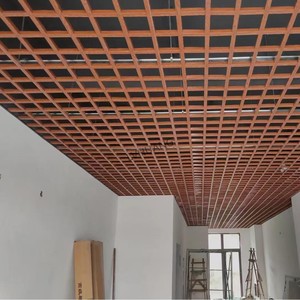 Aluminum Suspended Open Cell <strong>Grid</strong> <strong>Ceiling</strong> Interior Decoration Grille <strong>Ceiling</strong>