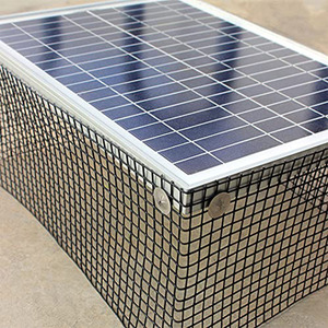 Rete a rete per uccelli con pannello solare rivestito in PVC per protezioni per piccioni con clip - Product Image 1