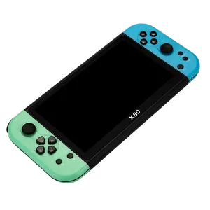 CooplemeX80ポータブルゲームコンソール7インチHD大画面アーケードPS1エミュレーター多機能ノスタルジアクラシックPSPハンドヘルドゲーム