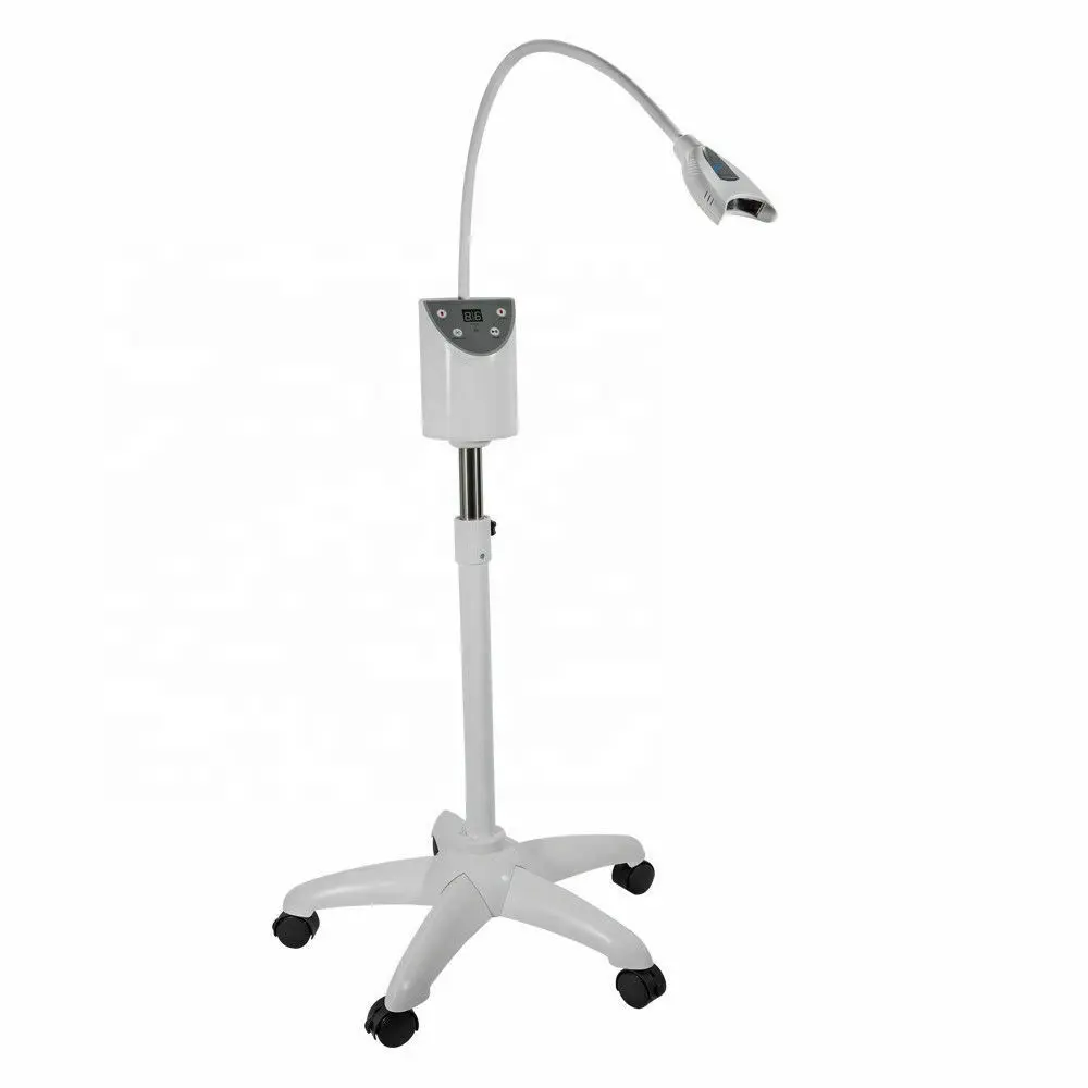 Lâmpada led para clareamento dental md666, luz clareadora profissional para dentes, máquina de clareamento, com zoom a laser, para clínica