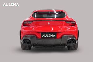 Aulena Oem Droge Carbon Voorkant En Middellip Zijrand Voorkant Canards Achter Diffuser Nieuwe Staat Bumper Voor Ferrari Purosangue - Product Image 6