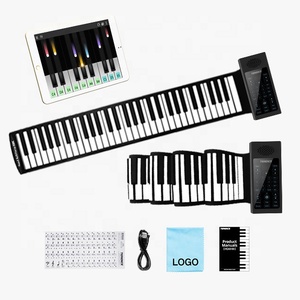 Terence 128 Rhythmstones Teclado electrónico Piano Pantalla LED Función MIDI Diseño enrollable plegable flexible - Product Image 5