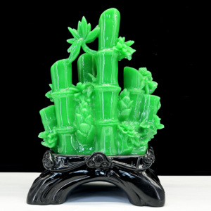 <span class=keywords><strong>2025</strong></span> Phong Thủy Trang Trí Trung Quốc Phong Thủy Tre Điêu Khắc Nhà Làm Một Tài Tre Bắp Cải Nhựa Hàng Thủ Công Trang Trí - Product Image 5