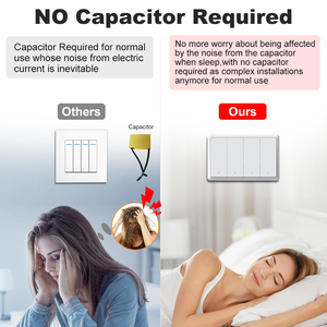 Tuya <span class=keywords><strong>ZigBee</strong></span> Smart interruttore luce a pulsante a parete 110-240V rete WiFi 220V Max. Voltaggio interruttore di controllo vocale filo neutro opzionale
