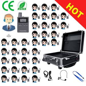 RC2402 Master Transmitter and Slave Transmitter Two-Ways Digital Wireless Audio Guide <strong>System</strong> for Tour Groups Tour Visiting - Product Image 2
