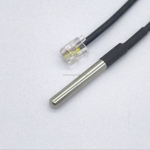 Fábrica 3 hilos Digital DS18b20 3M Sonda de sensor de temperatura con conector RJ11 RJ12 RJ45 - Product Image 6
